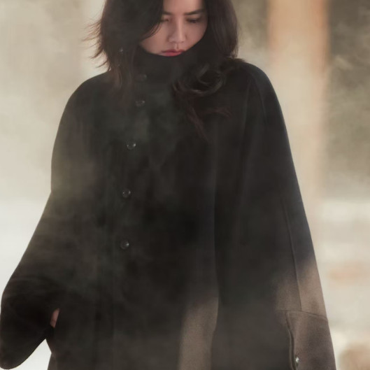 【萍姐私人订制】山羊绒订制大衣6899921-1