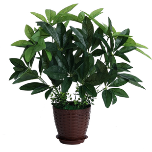 假花仿真花发财树装饰植物室内外假盆栽客厅花办公室绿植盆景摆件