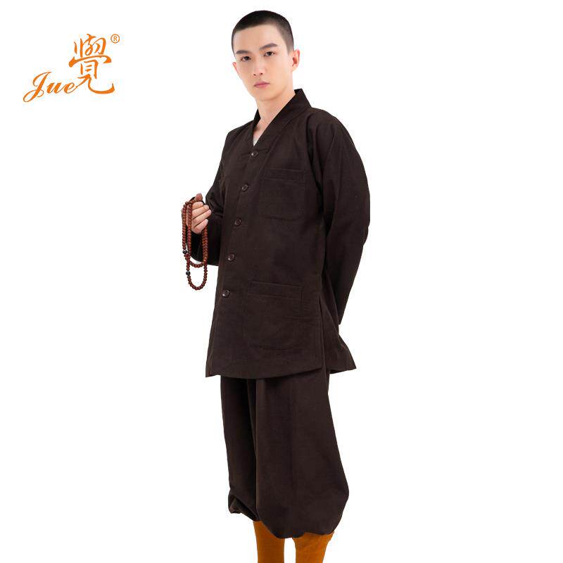 新觉牌僧服秋冬僧服博澳呢毛呢保暖羊毛呢短褂小褂僧衣和尚尼姑服