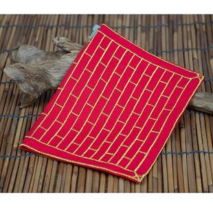 新了尘僧服僧衣出家法会迷你供天祖衣金线小袈裟摆件绣品供养供衣