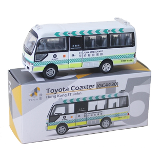 TINY微影合金小汽车模15丰田考斯特Coaster圣约翰救伤队64484巴士