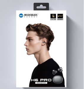 摩登仕MODES蓝牙耳机H6Pro 夹耳式运动跑步不入耳开放式