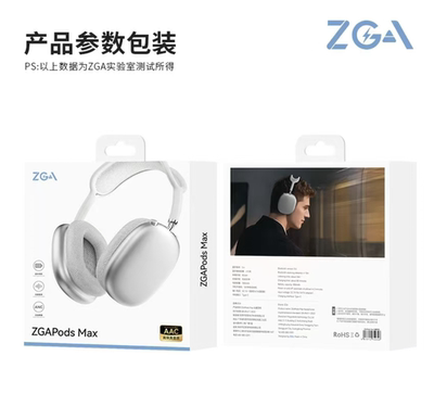 ZGA pods Max头戴式蓝牙耳机ANC主动降噪耳机舒适音质续航音乐