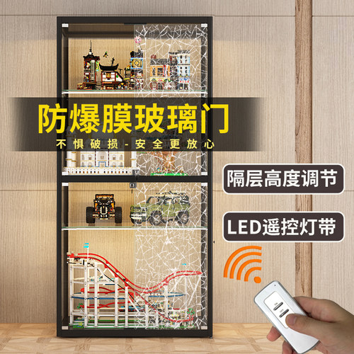 乐高手办模型透明展示柜透明玻璃