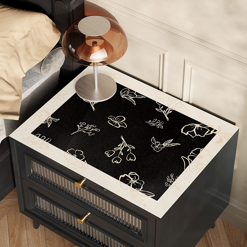 卧室床头柜垫子防水防油防烫盖布轻奢高级感桌面保护垫防尘罩,居家布艺,床头柜盖布,淘宝优惠券,粉丝福利购,淘宝优惠卷