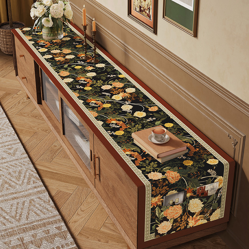 现代简约家用桌布防尘盖布