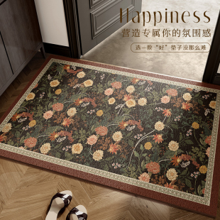 入户门地垫高级感进门门口玄关蹭土丝圈脚垫子耐脏防滑可自由裁剪