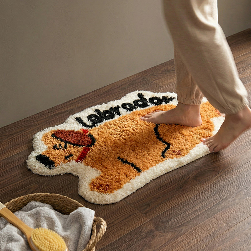 簇绒浴室吸水地垫加厚脚垫家用厕所门口防滑垫子冬季卫生间地毯垫,居家布艺,家用脚垫,淘宝优惠券,粉丝福利购,淘宝优惠卷