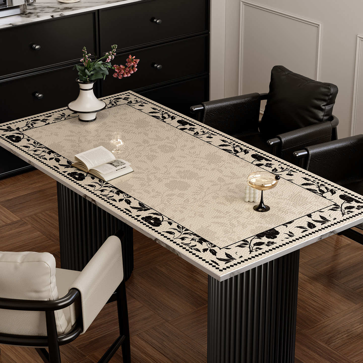 轻奢高级感餐桌垫2026新款茶几桌布免洗防水防油防烫桌面保护垫子,居家布艺,桌布,淘宝优惠券,粉丝福利购,淘宝优惠卷