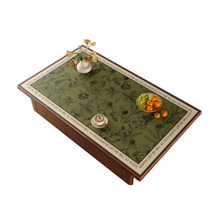 【好物体验专享】茶几桌垫轻奢高级感美式复古餐桌布防水防油免洗