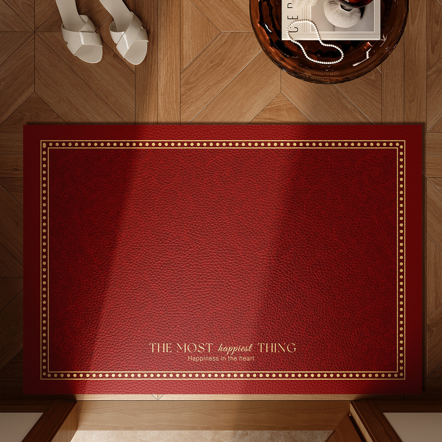 红色喜庆入户门地垫轻奢高级感pvc可擦免洗进门脚垫家用防滑耐脏,居家布艺,入户地垫,淘宝优惠券,粉丝福利购,淘宝优惠卷