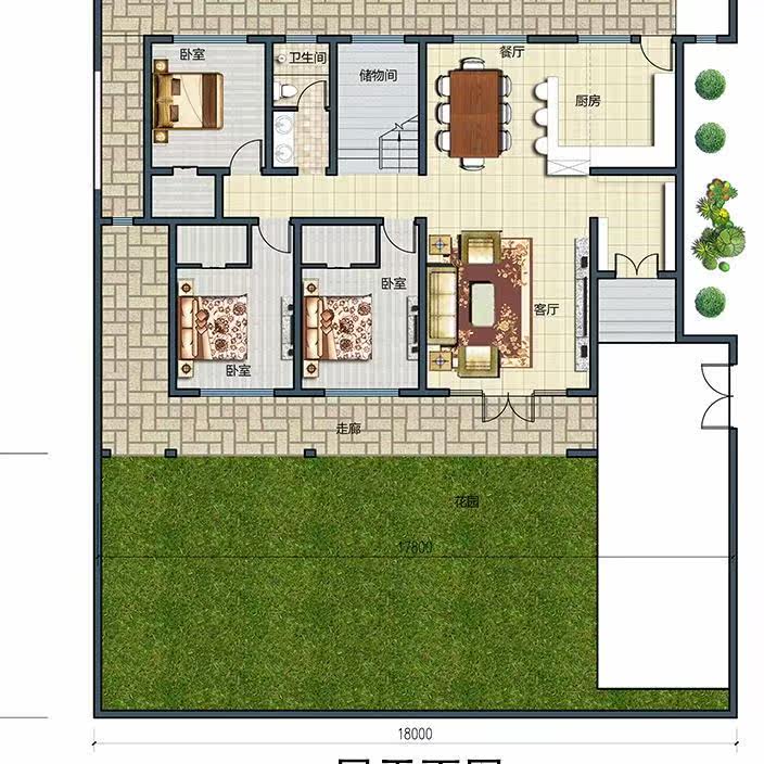 宇鸿现代风格三层别墅设计图纸新农乡村自建房建筑施工效果图全