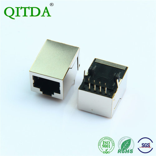 RJ45网络接口连接器90度10P8cDIP