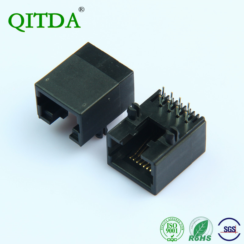 rj45网口座厂家超薄以太网连接器