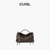 新款 CUISL 崔氏 软面包休闲百搭鸵鸟皮女定制斜挎包包手提包