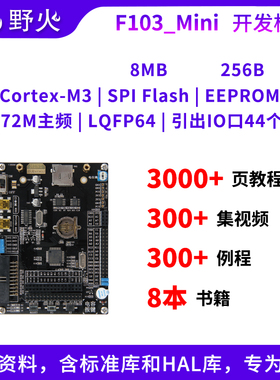 野火 STM32F103-Mini STM32开发板学习板 强过ARM STM8和51单片机