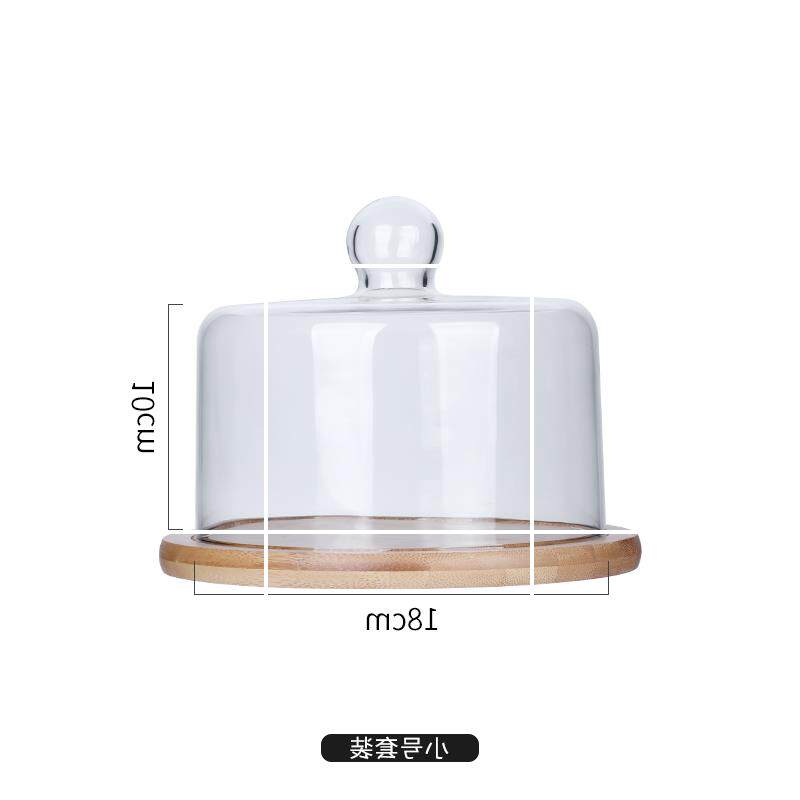 蛋糕木质西点玻璃透明罩果盘下午茶蛋糕罩玻璃盖甜点托盘盘水果盘在类目 餐饮具, 餐具, 果盆/果盘/果篮中 - 来自Buy2taobao.com提供专业的淘宝代购服务