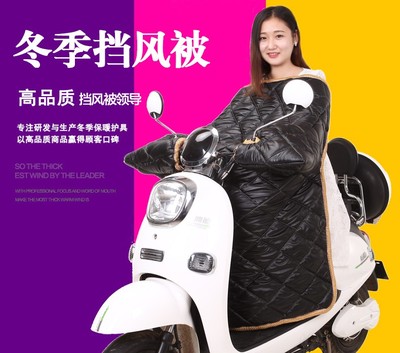 小号冬季普通型电动车挡风被