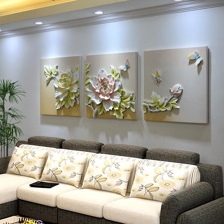 入室简约工作墙饰欧式挂件立体浮雕装饰画床头家里客厅房间时尚
