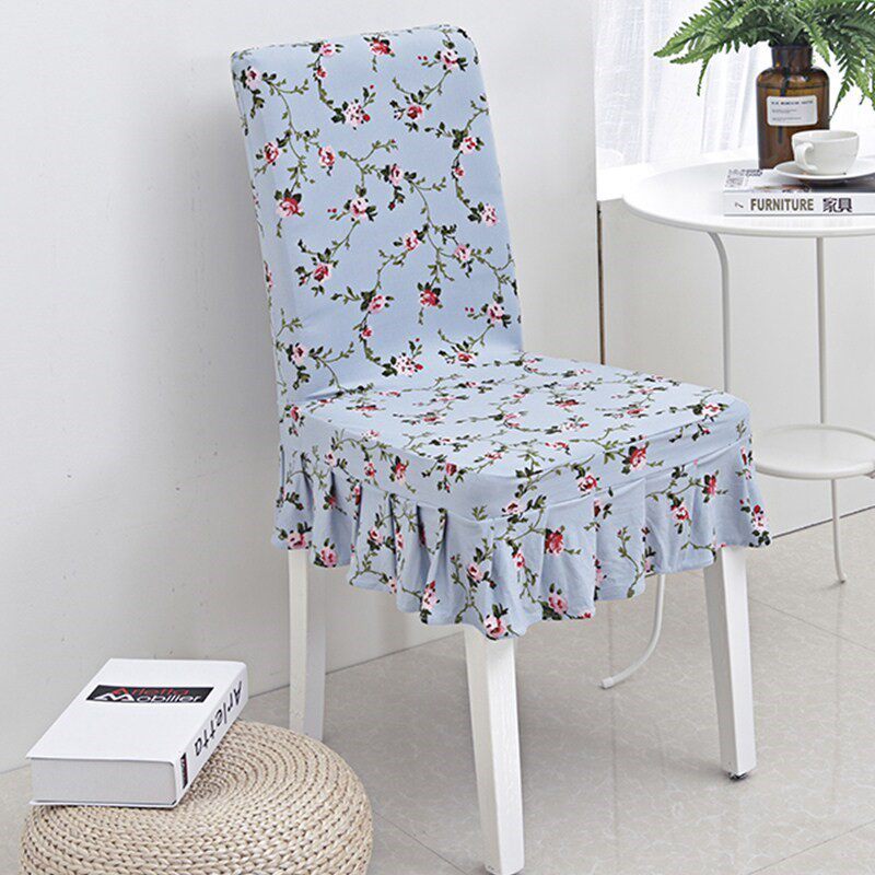 小坐垫家用通用椅子绿色加厚酒店家庭餐桌椅子套罩格子素色凳子。