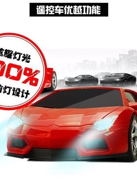 儿童遥控器车方向盘赛车摇控小汽车充电动男女孩玩具跑车漂移。