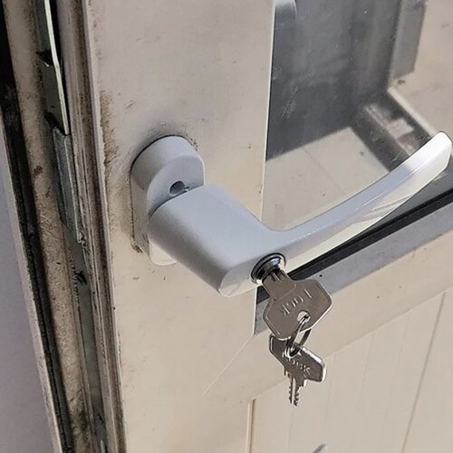 外开拉手推拉内开窗加大联动拉手转动把手加厚全金属把手锁扣