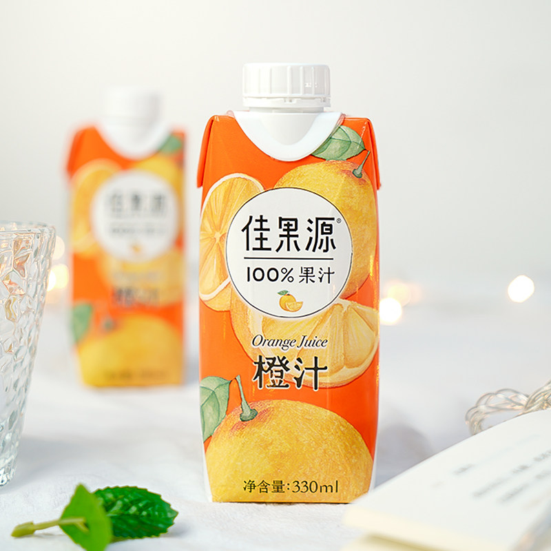 【百亿补贴】佳果源佳农100%橙汁苹果蜜桃果汁整箱小瓶330ml*12瓶使用感如何?