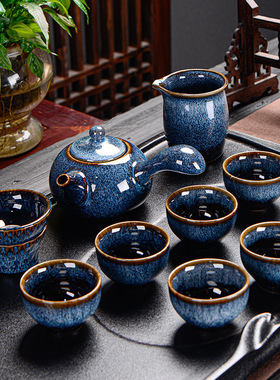 Chinese Kung Fu Tea Set glass Portable Teapot Set