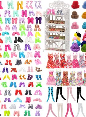 30 Different High Heel Shoes Boots For 11.8 Inch Barbie Doll