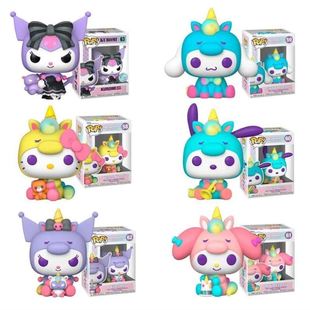 Funko Pop Sanrio Action Figure Kawaii Anime Figures Kuromi M