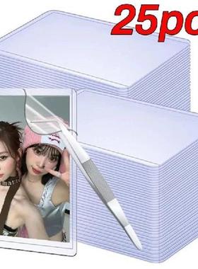 new25/10Pcs 35PT Clear Toploader Korean Idol Photocard Sleev