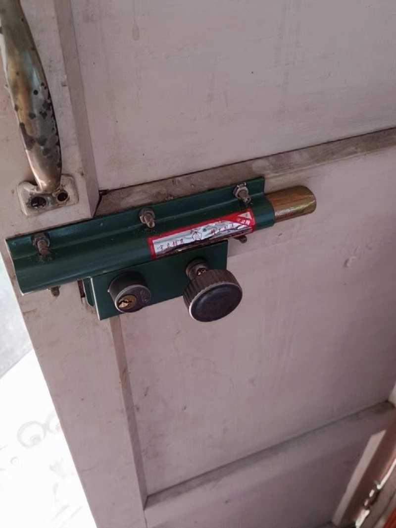 大门锁防盗锁齿条锁木门锁铁门锁老式院子门双开双扇门整体大门锁