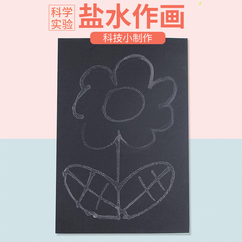 旦夫子化学盐水作画diy材料包