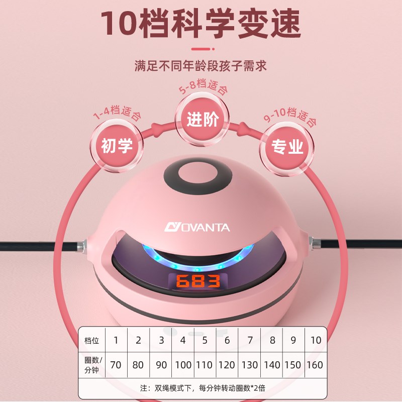 智能自动跳绳机全自动跳t神神器儿童运动器材长高训练机械计数小