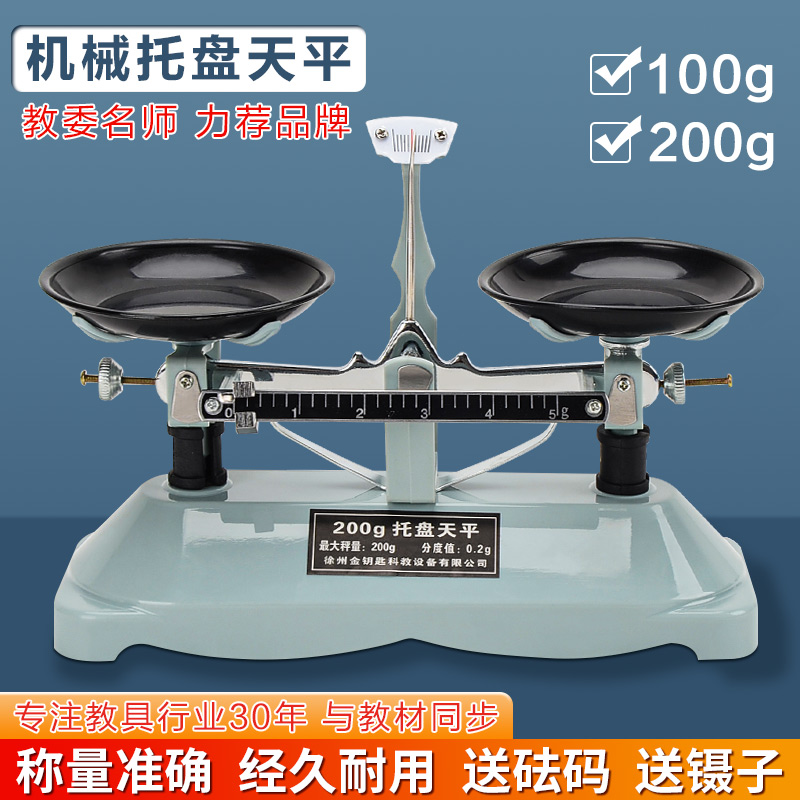 天平称天平秤c教具小学初中物理托盘天平称家用实验室高精度天秤