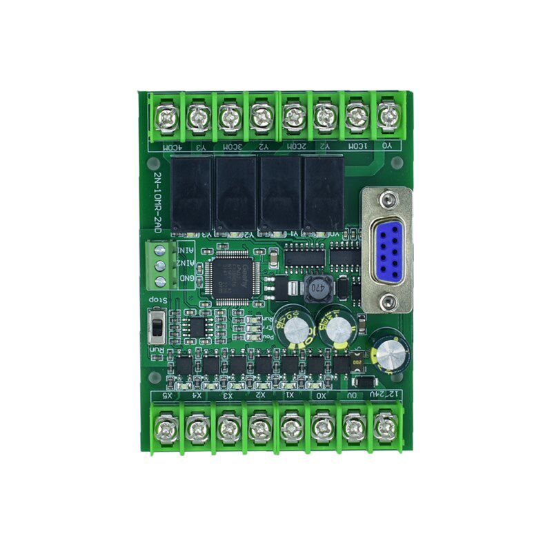 plc工a控板国产fx2n-10/14/20/24/30/mr/mt带RS485可编程PLC控制