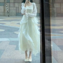 长袖 法式 连衣裙女小众设计感温柔风森系超仙仙女裙 新款 2025春夏季
