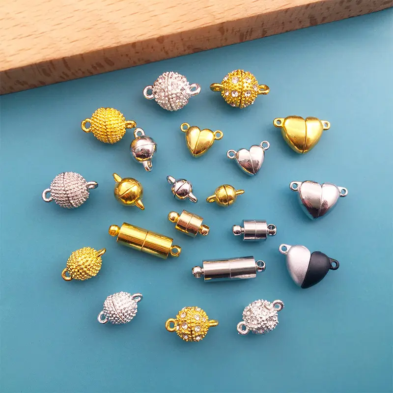 DIY饰品配件小方巾丝巾强力磁铁扣项链磁吸扣手链围巾收尾磁性扣