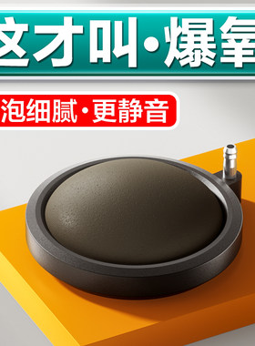 鱼缸纳米气盘打氧增氧气泡石静音气盘增氧机氧气泵配件雾化细化器