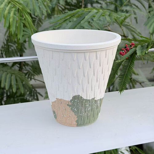 【直播】循花盆【蓑笠系列】 陶土兰花盆高级感粗陶创意简约陶盆