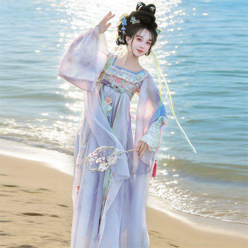 春晓幻梦唐制齐胸襦裙汉服套装