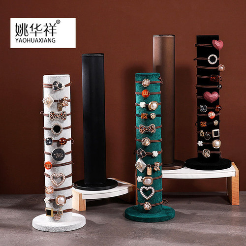 绒布头绳皮筋头花展示架