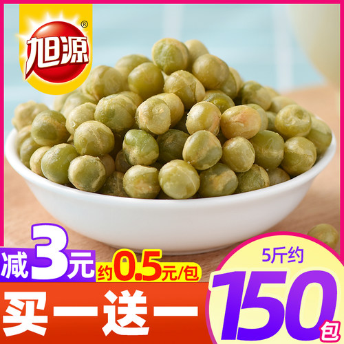 旭源美国青豆豌豆子小包装小零食散装蒜味整箱吃货休闲食品小吃 - 封面
