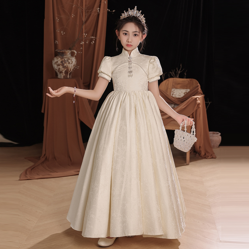 女童轻奢小众高端晚礼服