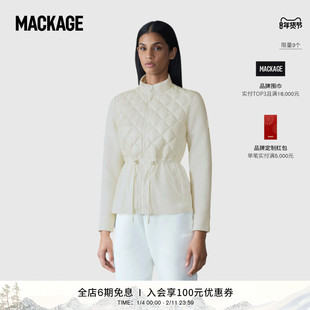 【早春新品】MACKAGE女士 ADITA通勤休闲轻薄羽绒拼接夹克外套