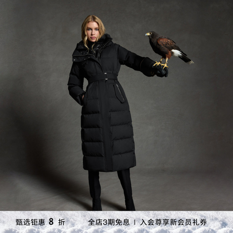 MACKAGE女士 SHYLA二合一长款收腰羽绒服外套上衣