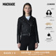 皮衣外套上衣 拉链机车帅气经典 MACKAGE女士 MASINA