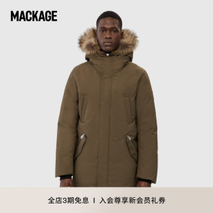 MACKAGE男士 羽絨服外套上衣 毛領(lǐng)連帽休閑保暖流行經(jīng)典 EDWARD