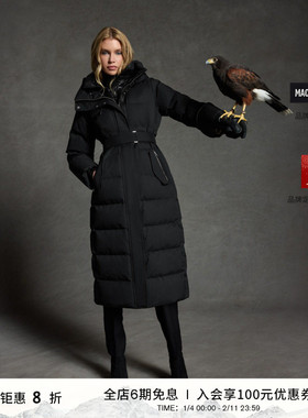 MACKAGE女士 SHYLA二合一长款收腰羽绒服外套上衣