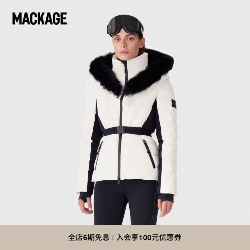 滑雪系列mackage女可拆卸外套
